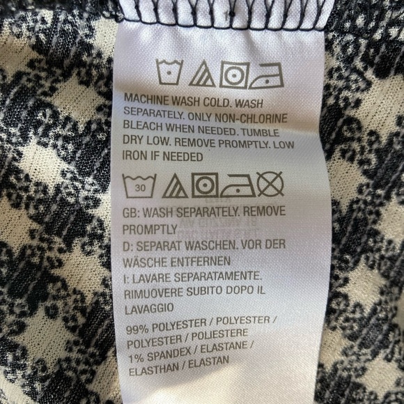 Attitudes by Renee Women's Petite Dress PM Midi Black Button Down NWT - Picture 8 of 12